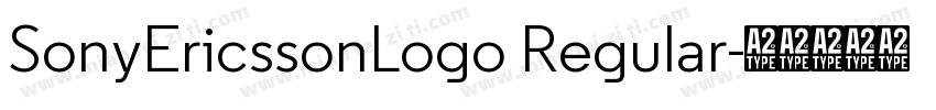SonyEricssonLogo Regular字体转换